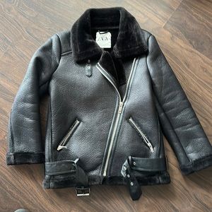 Zara Faux Shearling Jacket